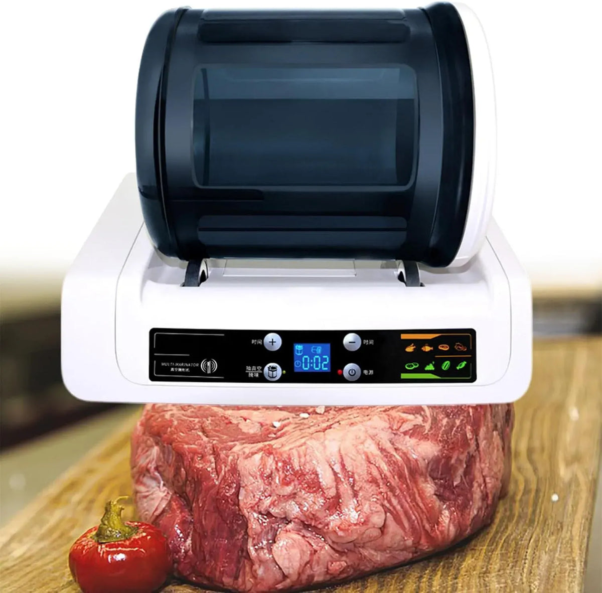 Fleischzartmacher Maschine, Fleischmarinadebehälter, für Hähnchen-Steaks Burgerladen