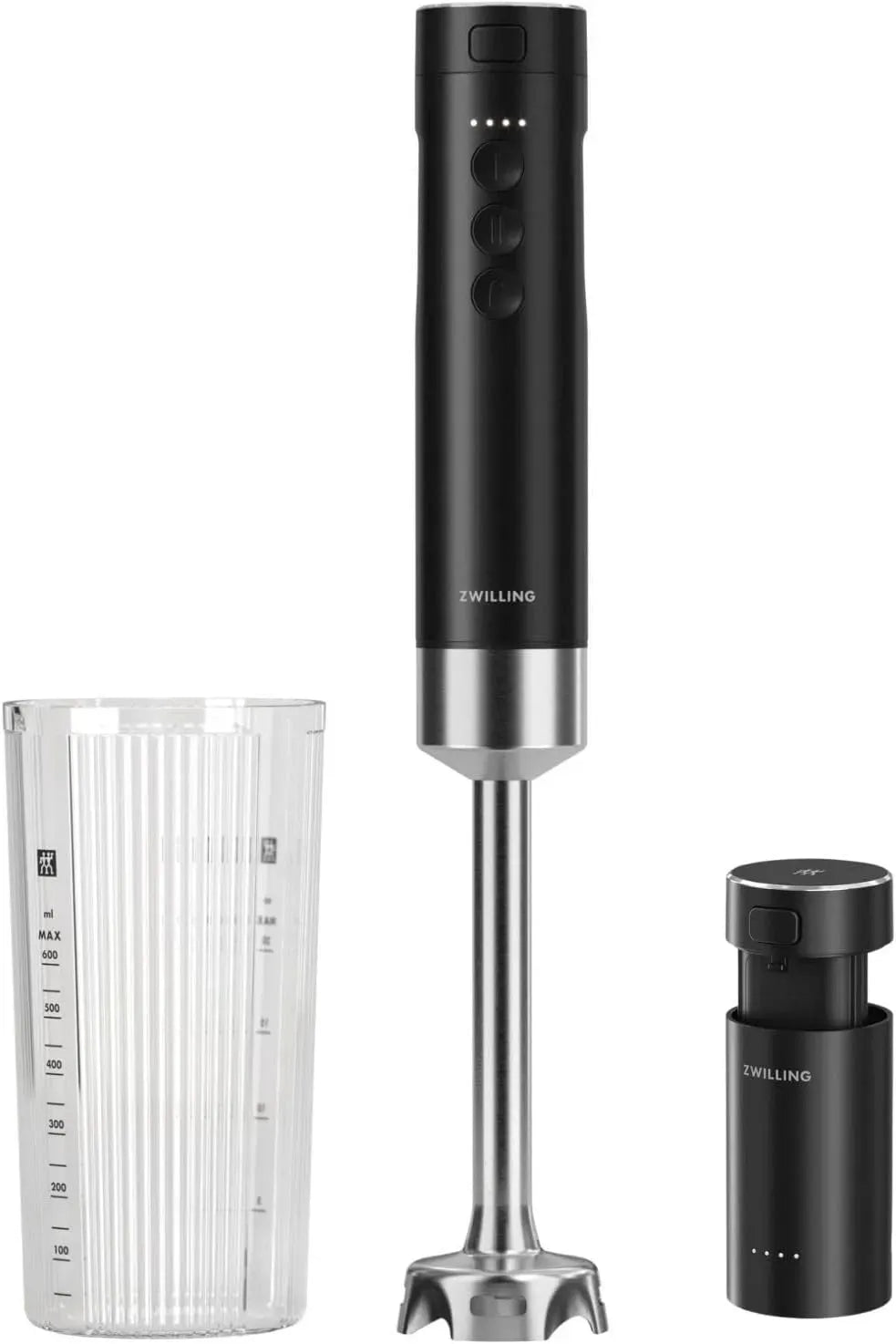 Ladestation, BLDC-Motor, Mixbecher, Akku, 110 W, kabellos, Schwarz, ZWILLING XTEND