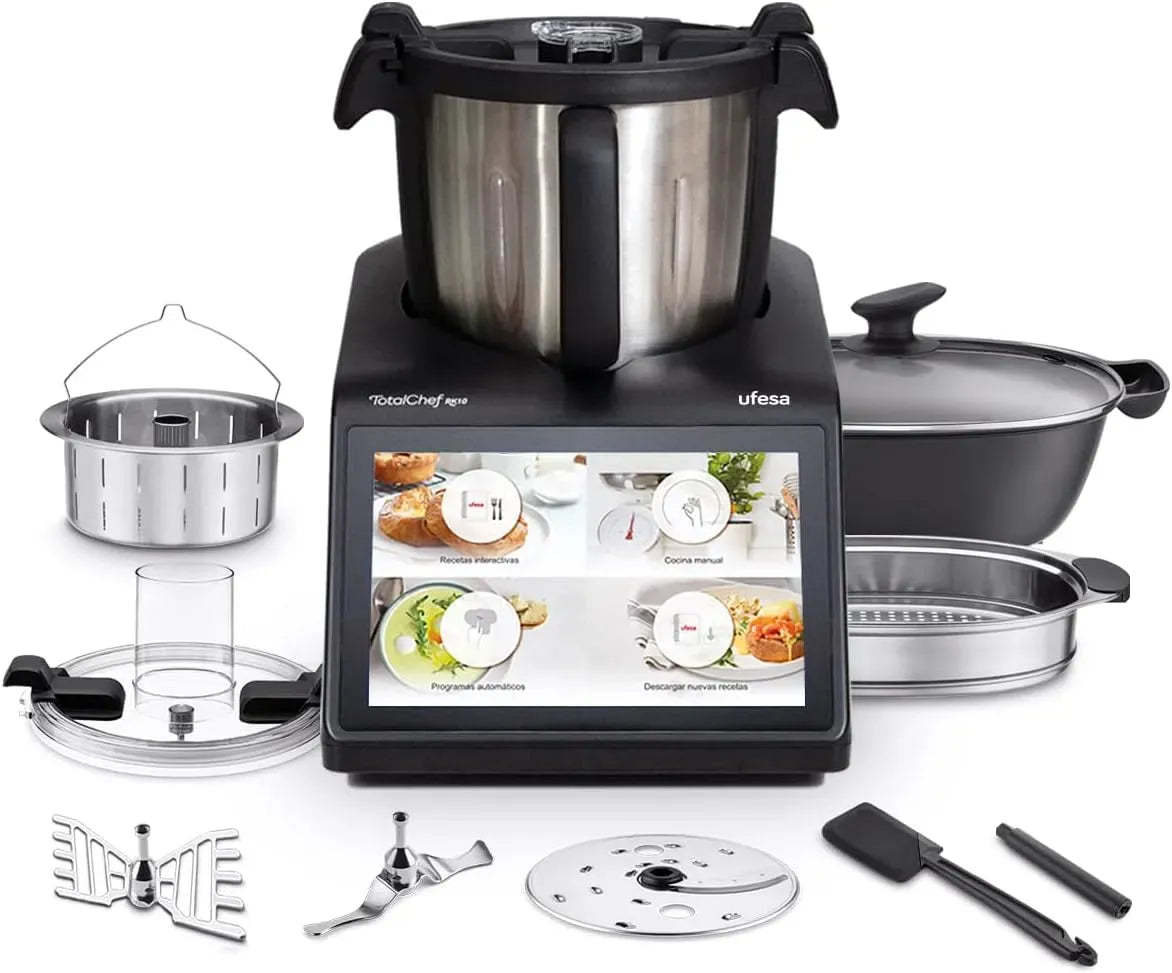Gerätezubehör, 10 Zoll, 4,5 L, 15 Programme, Ufesa RK10, Touch-Bedienung, WLAN, Maximale Kapazität 4,5L mit Griff, 30 Funktionen, Nutzkapazität 3L