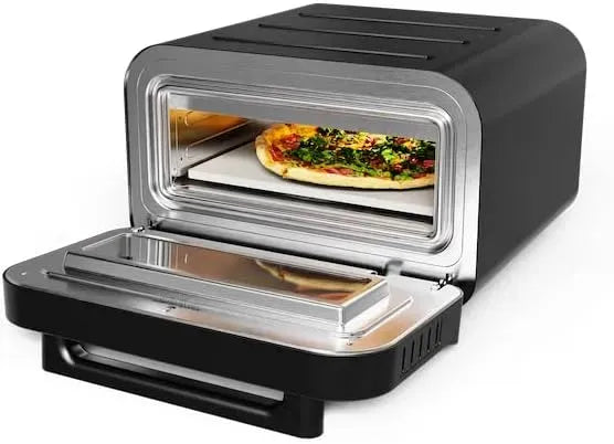 Elektrischer Pizzaofen, Touch-Bedienung, Touch Display, bis 450°C