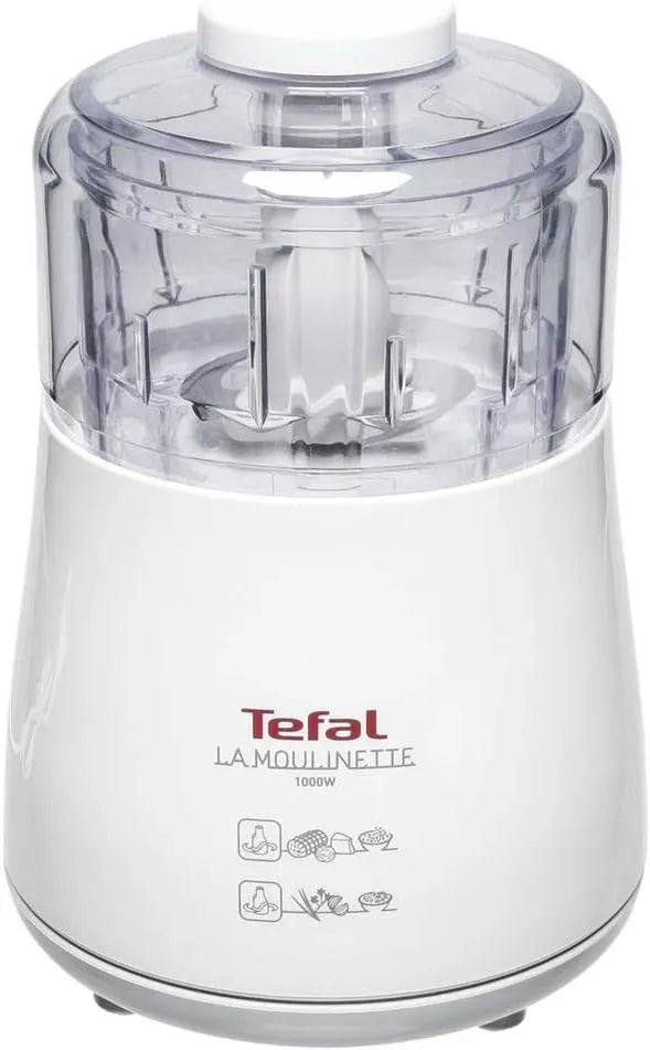 Tefal DPA130 Kabelverstaufach, La Moulinette, 1000 Watt, 500 ml, 4 Funktionen: Zerkleinern, Elektrischer Zerkleinerer, Mixen