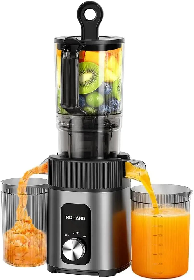 Saftpresse, Juicer, 200 W, 112 mm, gewerblich, für ganze Früchte und Gemüse, KEPEAK