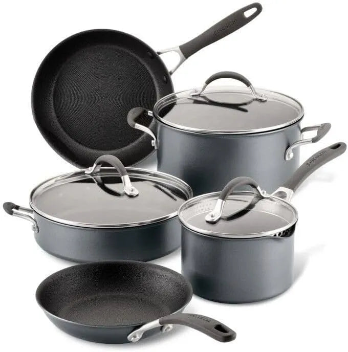 Geschirrspüler, Spülmaschine, Grau, Circulon Scratch Defense Induction Hob Pan Set of 5
