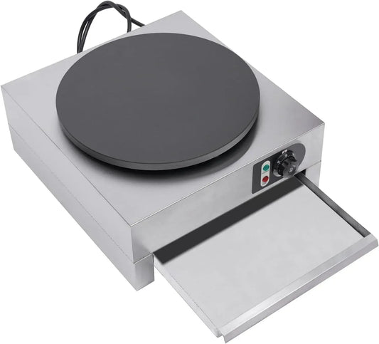 Pfannkuchen Maker, Crêpe Maker, Pfanne, 40 cm, 3000 W, 50 bis 300 °C, Gusseisen, für schnelle Crêpes