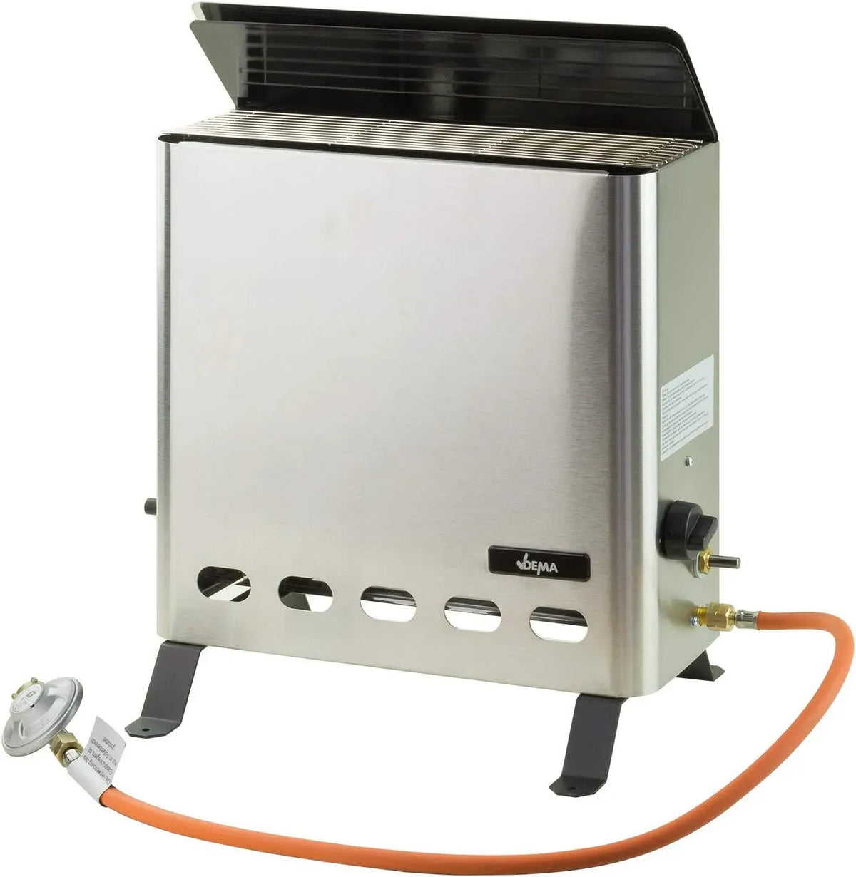Gerätezubehör, DEMA, Edelstahl, Gasheizer Gewächshausheizer Edelstahl 4,2 kW