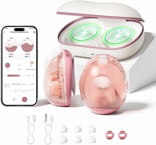 Milchpumpe 2er-Pack, elektrische Stillpumpe, App