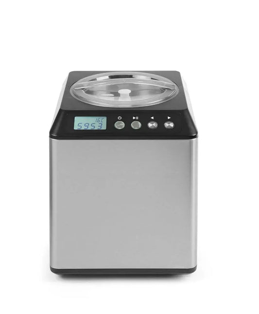 R600a Eiscreme-Maschine, Speiseeisbereiter, Eismaschine, Eisbehälter, Speiseeismaschine, 2 L, 180 W, -10 bis -35 °C, 230 V, 2 Temperaturzonen, HENDI
