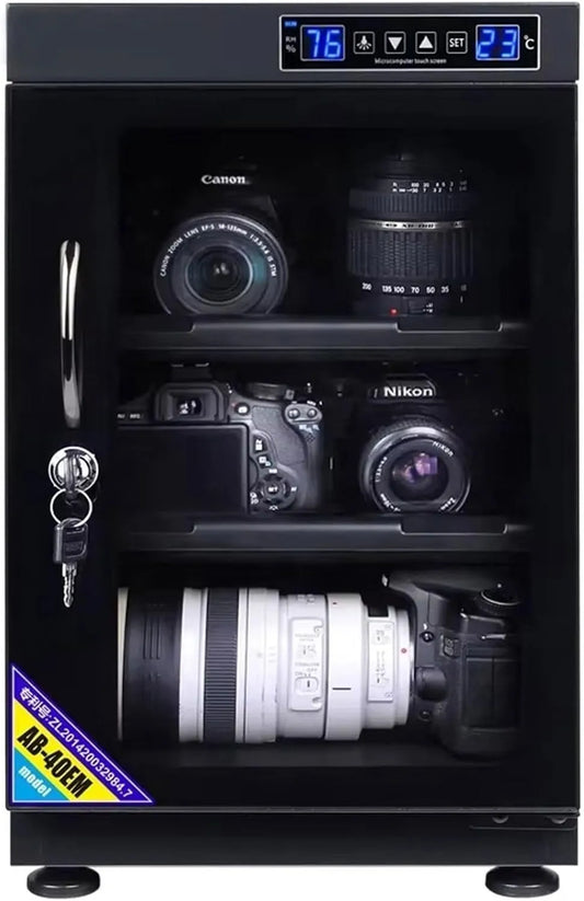 Trockenschrank, 40 L, Digitalanzeige, für Kameraobjektive