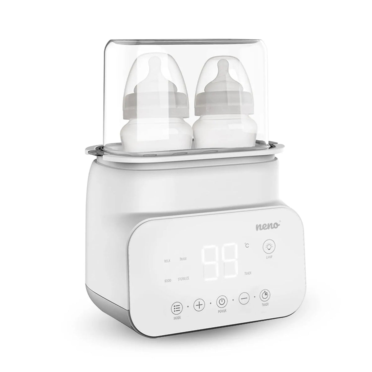 5-in-1 Flaschenwärmer, elektrisches Sterilisationsgerät, Auftaufunktion, Wärmefunktion, für Babyflaschen, NENO