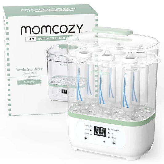 BS02 3-in-1 BS02 Elektrischer Dampfsterilisator für Babyflaschen 3-in-1 Dampfreinigung