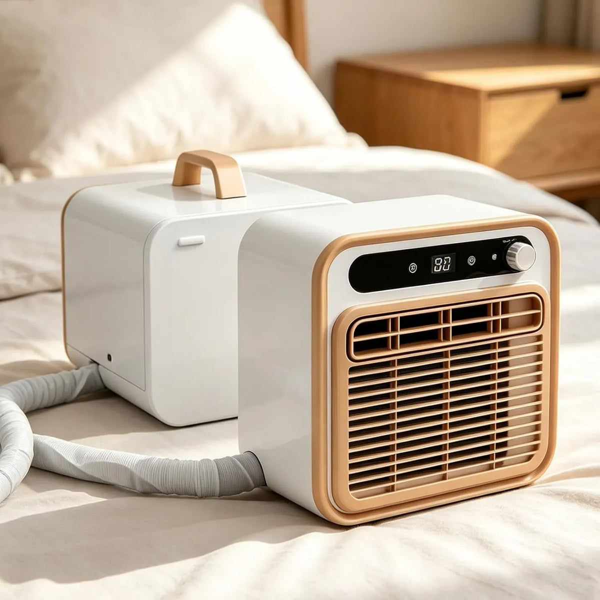 Klimaanlage 2m-WirelessVersion, tragbar, leise, Camping, 5000 BTU Mini Split AC