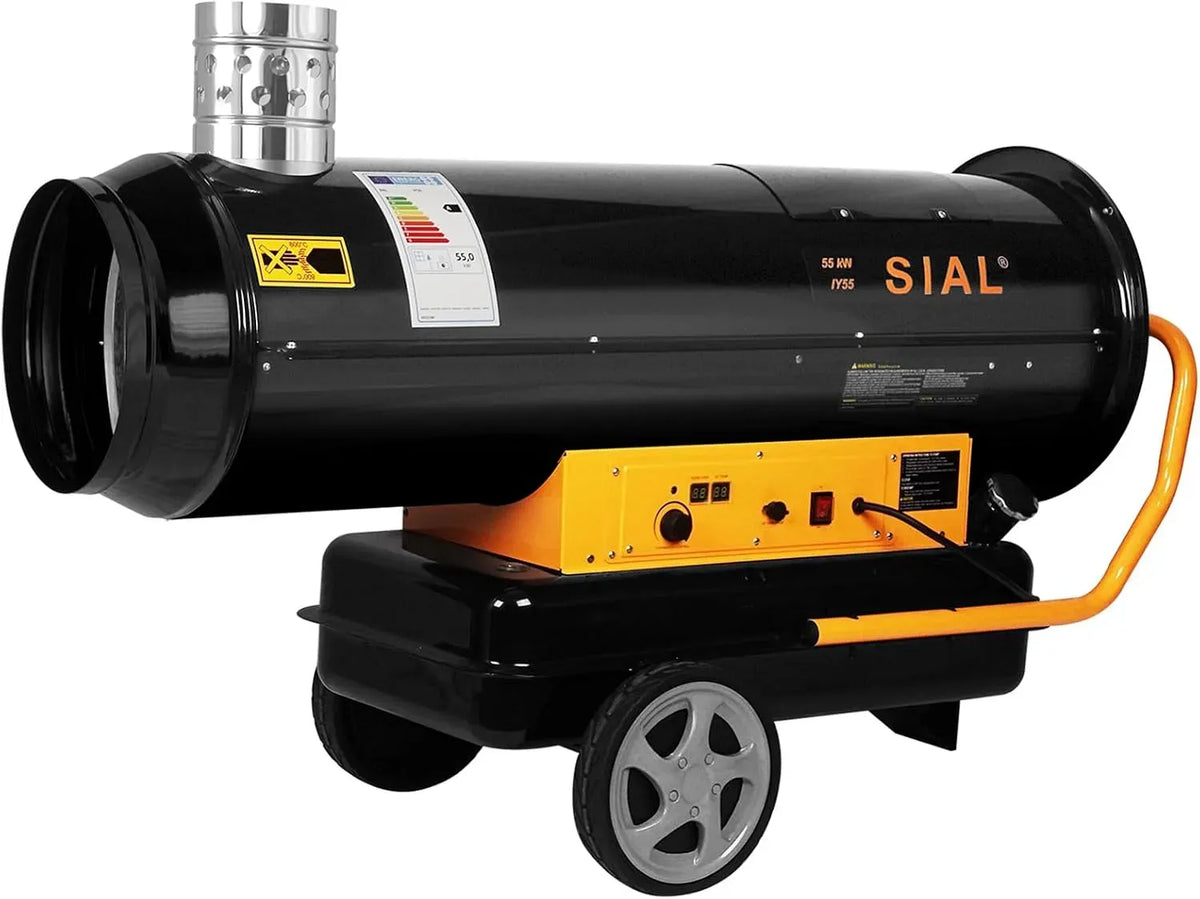 Wäschetrockner, 51 L, 55 kW, 2500 m³/h, SIAL, Thermostat, Silber