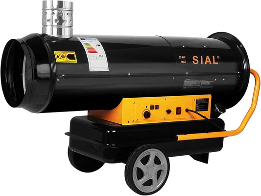Wäschetrockner, 51 L, 55 kW, 2500 m³/h, SIAL, Thermostat, Silber