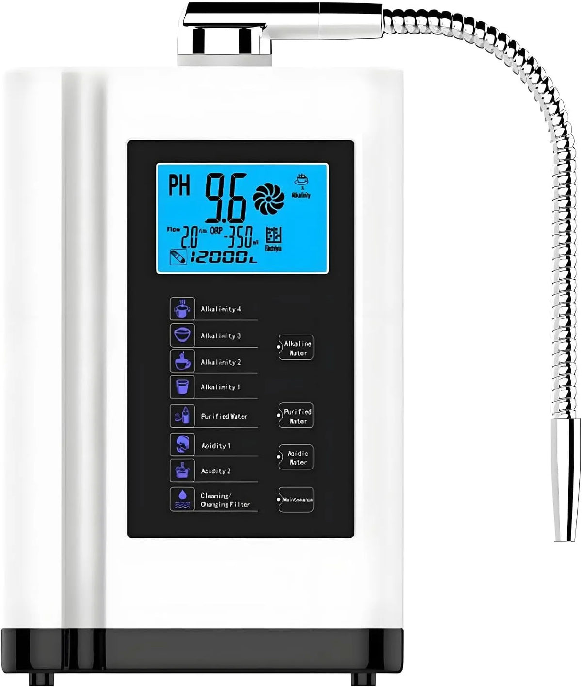 Gerät, Weiß, für alkalisches Wasser mit Wasserstoff White