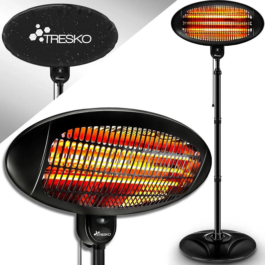 Stand-Heizstrahler, 2000 W, Wärmefunktion, LED-Anzeige