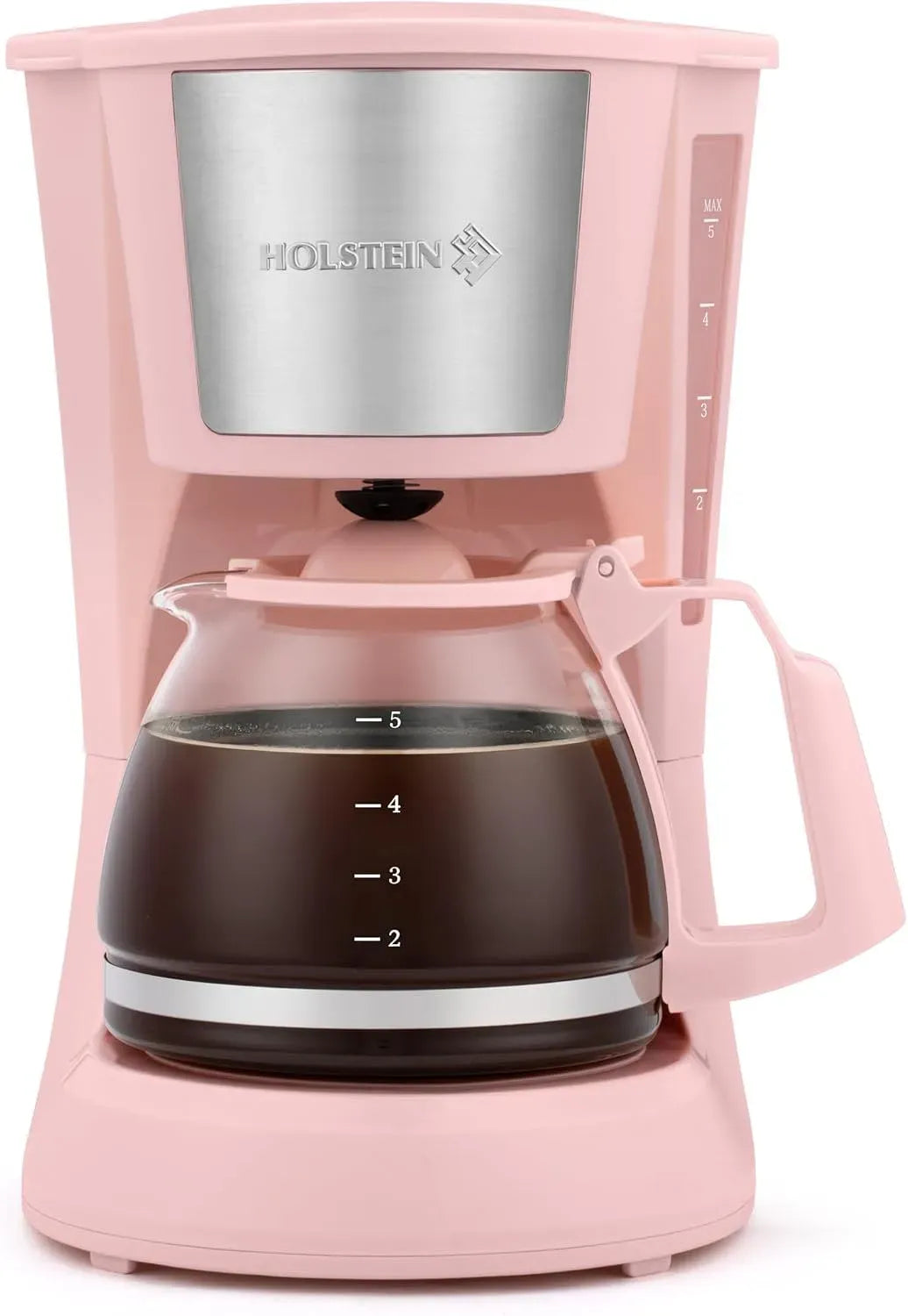 Kaffeemaschine, wiederverwendbarem Filter, Kaffeebereiter, kompakt und benutzerfreundlich mit automatischer Pause & Servieren