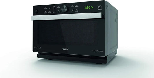 Whirlpool MWP 337 Mikrowelle, 33 L, 900 W, Grill, Mikrowellenofen, Schwarz, drehbar