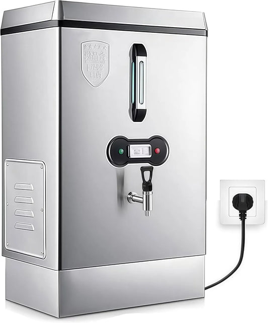 Wasserkocher, 40 L, Edelstahl, 40 L Heißwasserspender Mit Wasserhahn