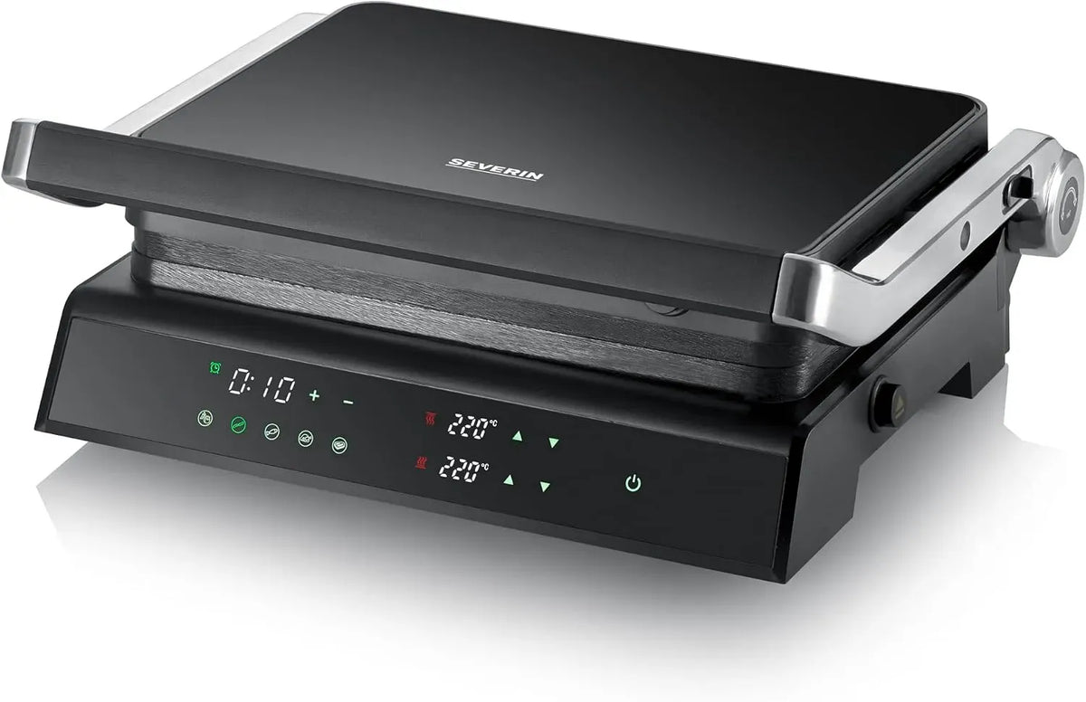 Severin KG 2399 Sandwich-Maker, Indoor-Grill, 1.800 W, Schwarz, für Fleisch