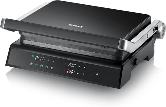 Severin KG 2399 Sandwich-Maker, Indoor-Grill, 1.800 W, Schwarz, für Fleisch