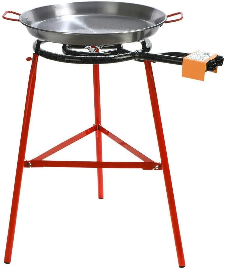 Outdoor-Pfanne, 50,8 cm, Tabarca, Garcima Tabarca Paella-Pfannen-Set mit Brenner