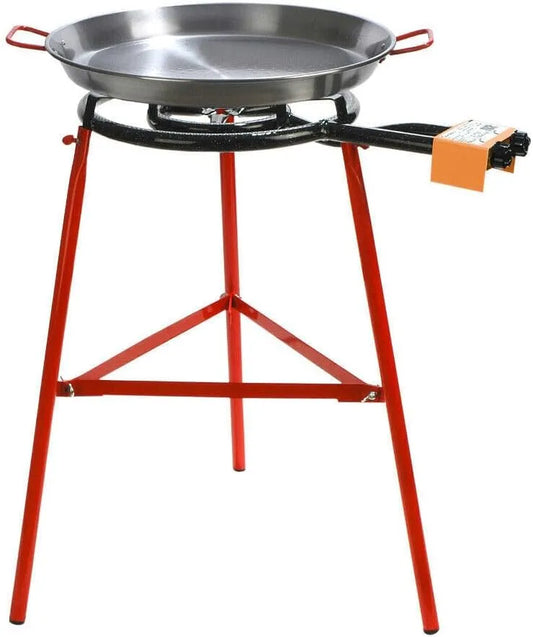 Outdoor-Pfanne, 50,8 cm, Tabarca, Garcima Tabarca Paella-Pfannen-Set mit Brenner