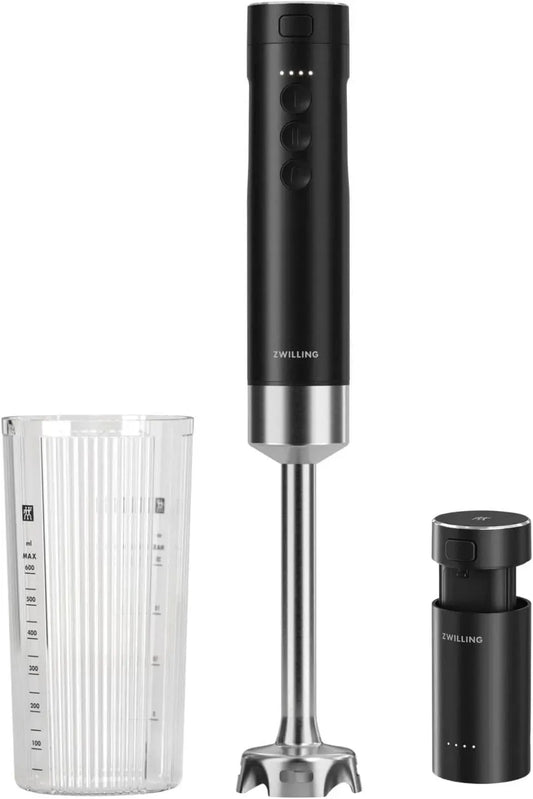 Ladestation, BLDC-Motor, Mixbecher, Akku, 110 W, kabellos, Schwarz, ZWILLING XTEND
