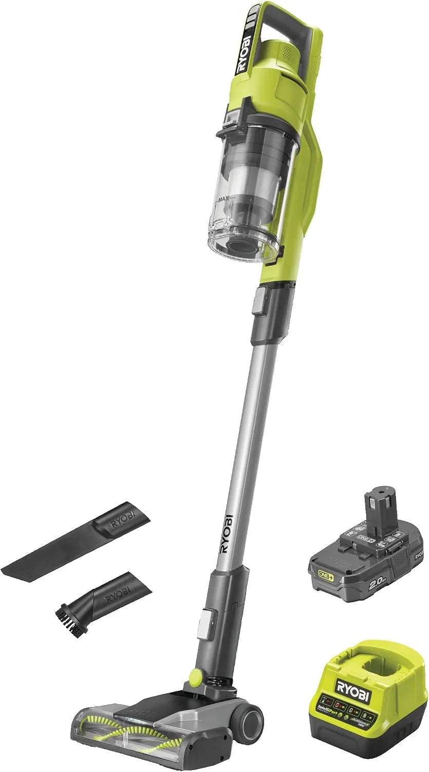 RYOBI 18 RSV18-120G Akku-Bodenhandsauger, Ladegerät, 24 cm, 18 V, 120 G, 820 l, kabellos, Grün