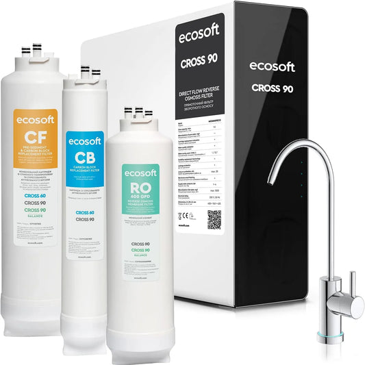 CROSS90 Osmoseanlage, Filter, Mikroplastik, Ecosoft