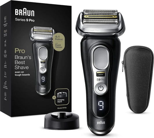 Braun Series 9 7-Tage-Bart Rasierer, kabellos, Schwarz