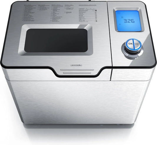 Brotbackautomat, 25 Programme, Brotbackmaschine, Antihaftbeschichtung, 1 kg Kapazität, BPA-frei