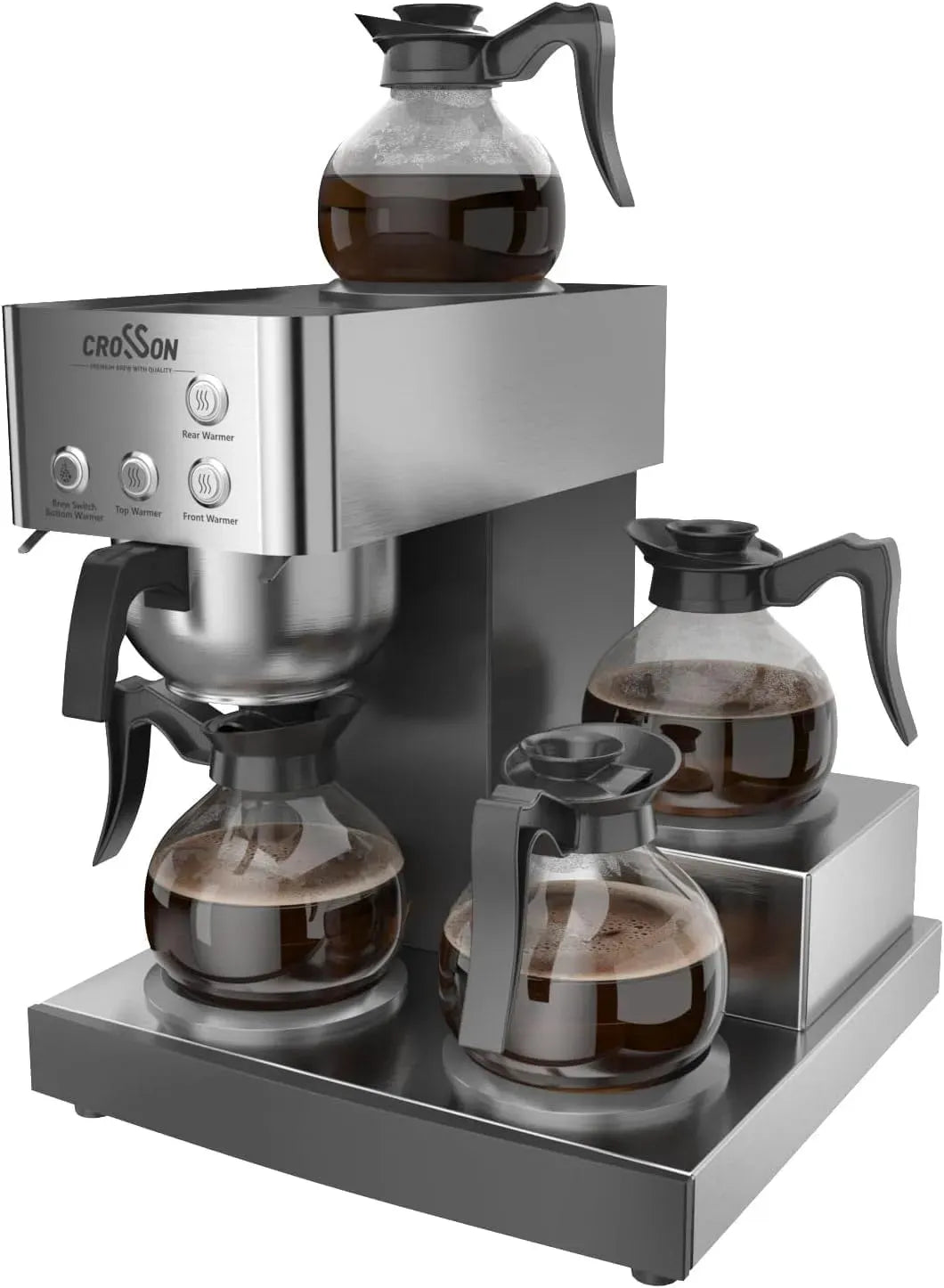 Kaffeemaschine, 1,5 L, Warmhaltefunktion, Edelstahl, 10 Stk, je 1,5l, 4 Wärmeplatte
