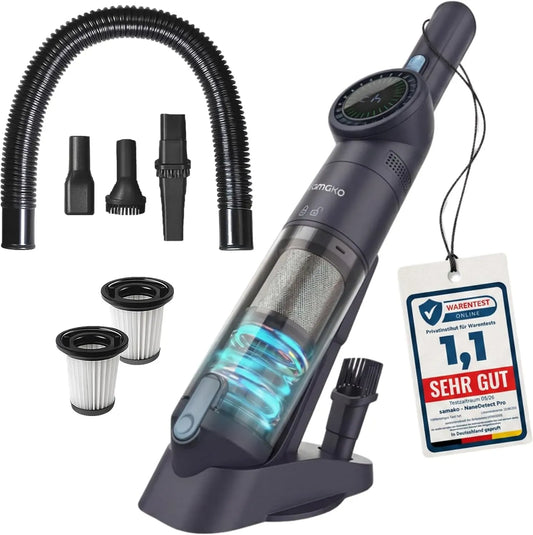 Staubsauger, Fugendüse und Flexibler Schlauch für Auto, 0,85 kg, HEPA-Filter