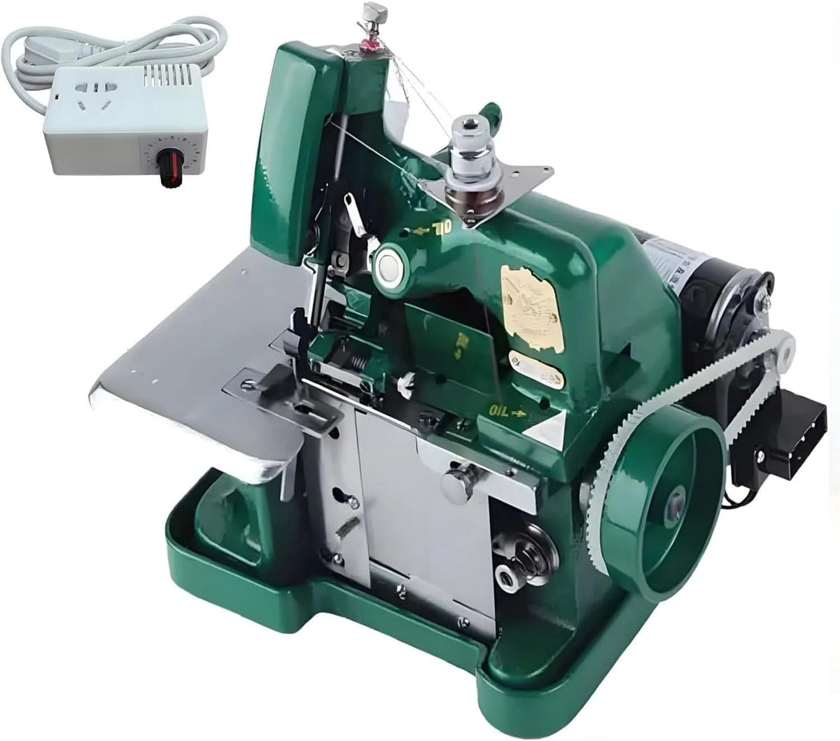 Hochleistungs-Overlock-Nähmaschine, Overlockmaschine, elektrische Nähmaschine, 5,0 mm, gewerblich, für Dicke Stoffe