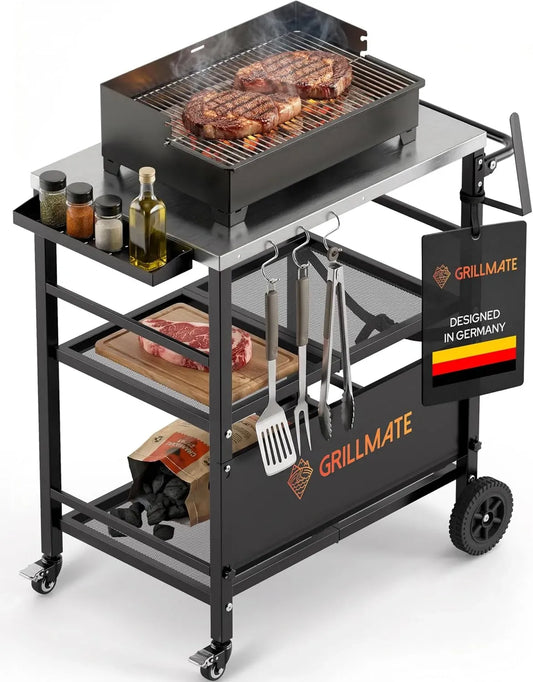 Grilltisch, Outdoor-Arbeitstisch für Grill, GRILLMATE