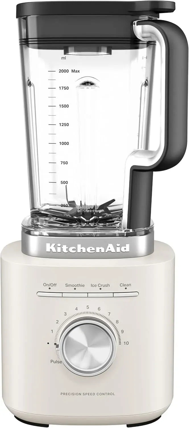KitchenAid Standmixer, 2 L, Edelstahl, 2L BPA-Freier Behälter, Asymmetrische Edelstahlklingen, 10 Geschwindigkeiten