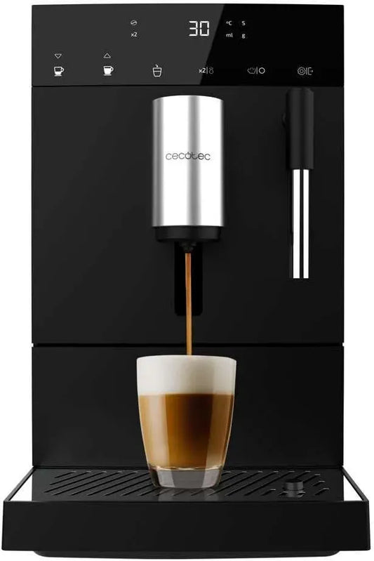 Cecotec Kaffeevollautomat, 1350 W, 19 Bar, automatische Kaffeemaschine, Kaffeevollautomat Cremmaet Compact Steam