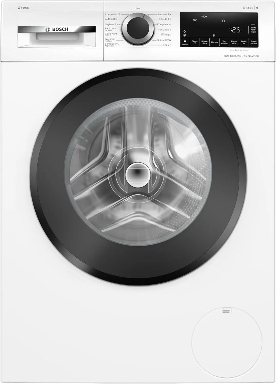 Bosch Serie 6 WGG254F10 Waschmaschine, 10 kg, Dampf, leise, Iron Assist Dampfglätten