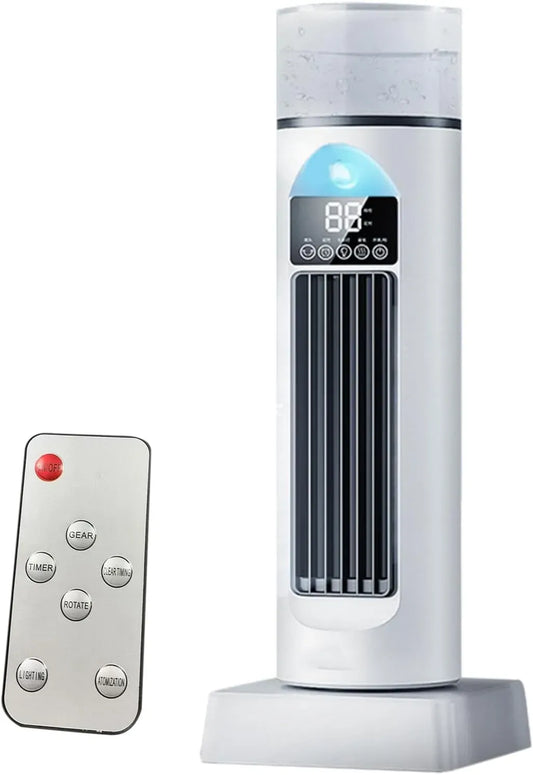 Luftkühler, großer Wassertank, 4K UHD, USB, blattloses Sprühdesign, 230 ml Wassertank, 2 Farben, USB-Ventilator