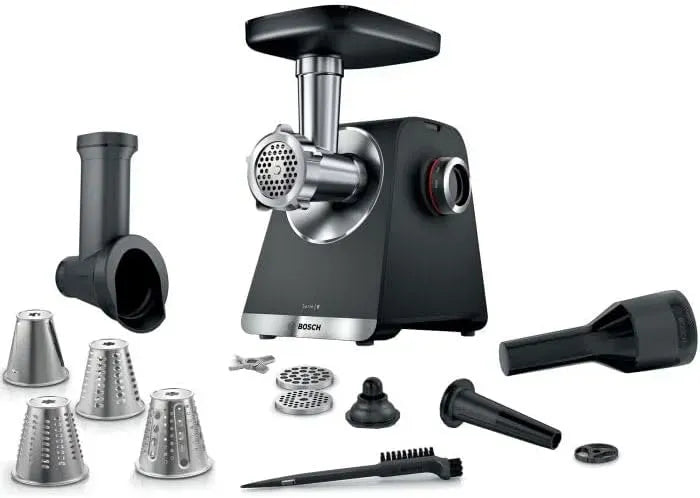 Bosch Serie 6 MFWS640B Fleischwolf, 500 W, 3,5 kg, Schwarz