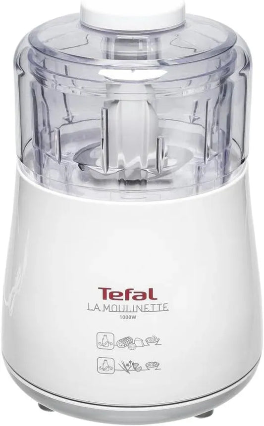 Tefal DPA130 Kabelverstaufach, La Moulinette, 1000 Watt, 500 ml, 4 Funktionen: Zerkleinern, Elektrischer Zerkleinerer, Mixen