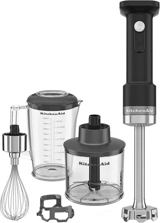 KitchenAid Becher, Akku, 700 ml, Edelstahl, kabellos, Schwarz