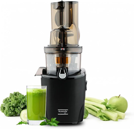 Entsafter REVO830, Schwarz, Saftpresse, Saft- und Zitruspresse, automatisches Schneidesystem