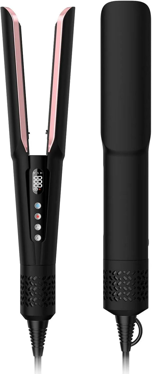 Wäschetrockner 2-in-1, 1600 W, 90 bis 160 °C, 1600W Ionen Luft-Glätteisen OHNE Heizplatten