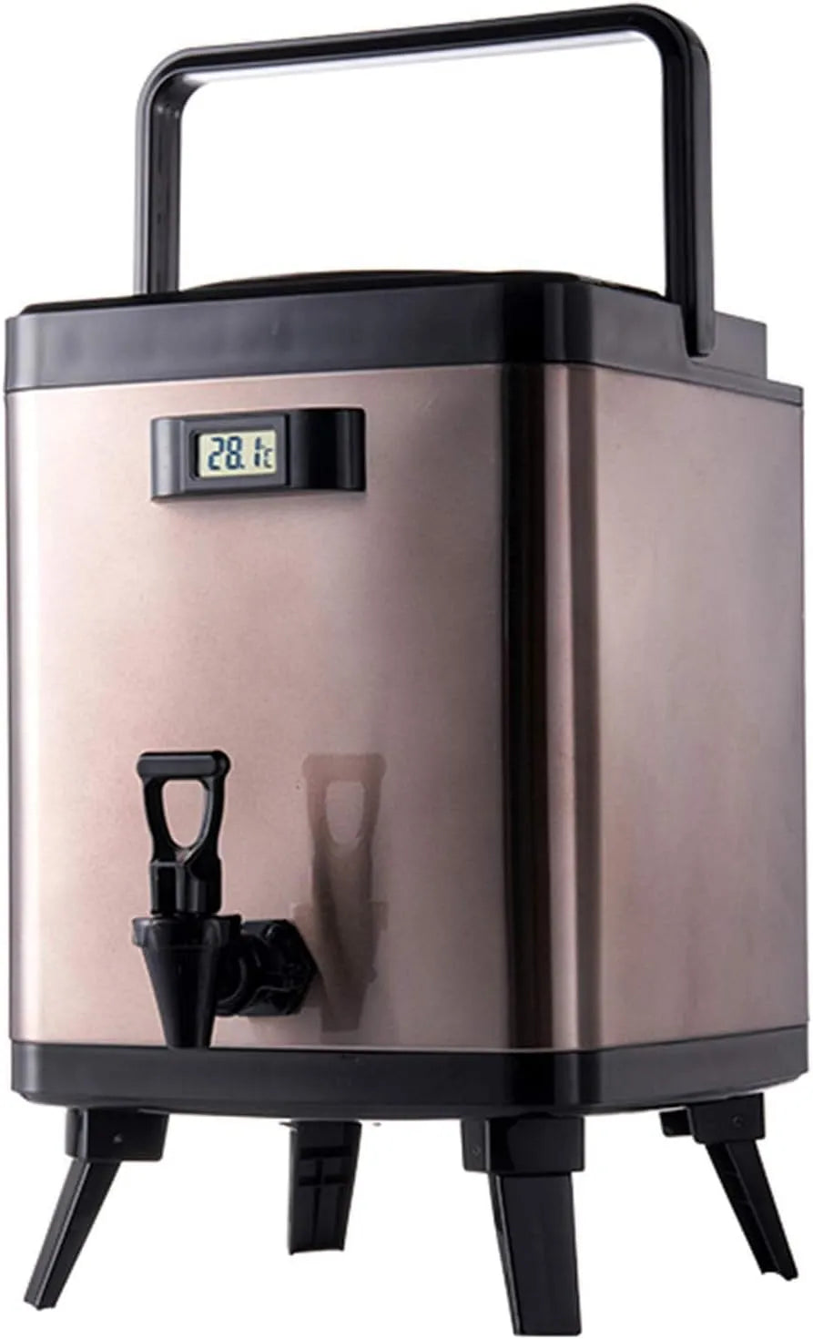 Wasserkocher, 10 L, Edelstahl, Gewerblicher Heißwasserspender aus Edelstahl