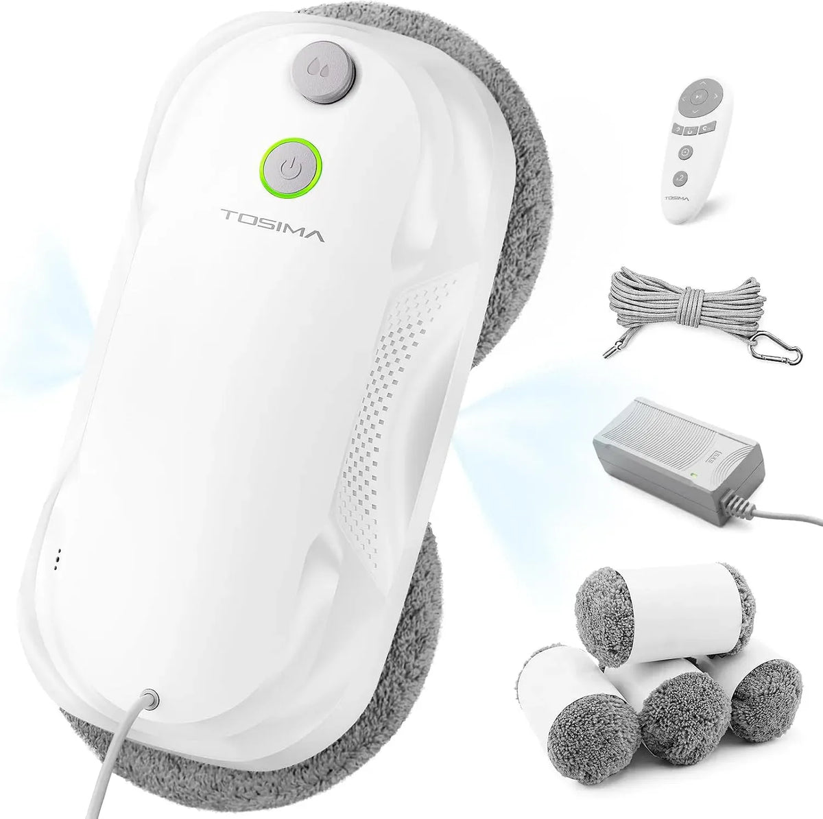 Fensterputzroboter, Weiß, für gründliche Fensterreinigung