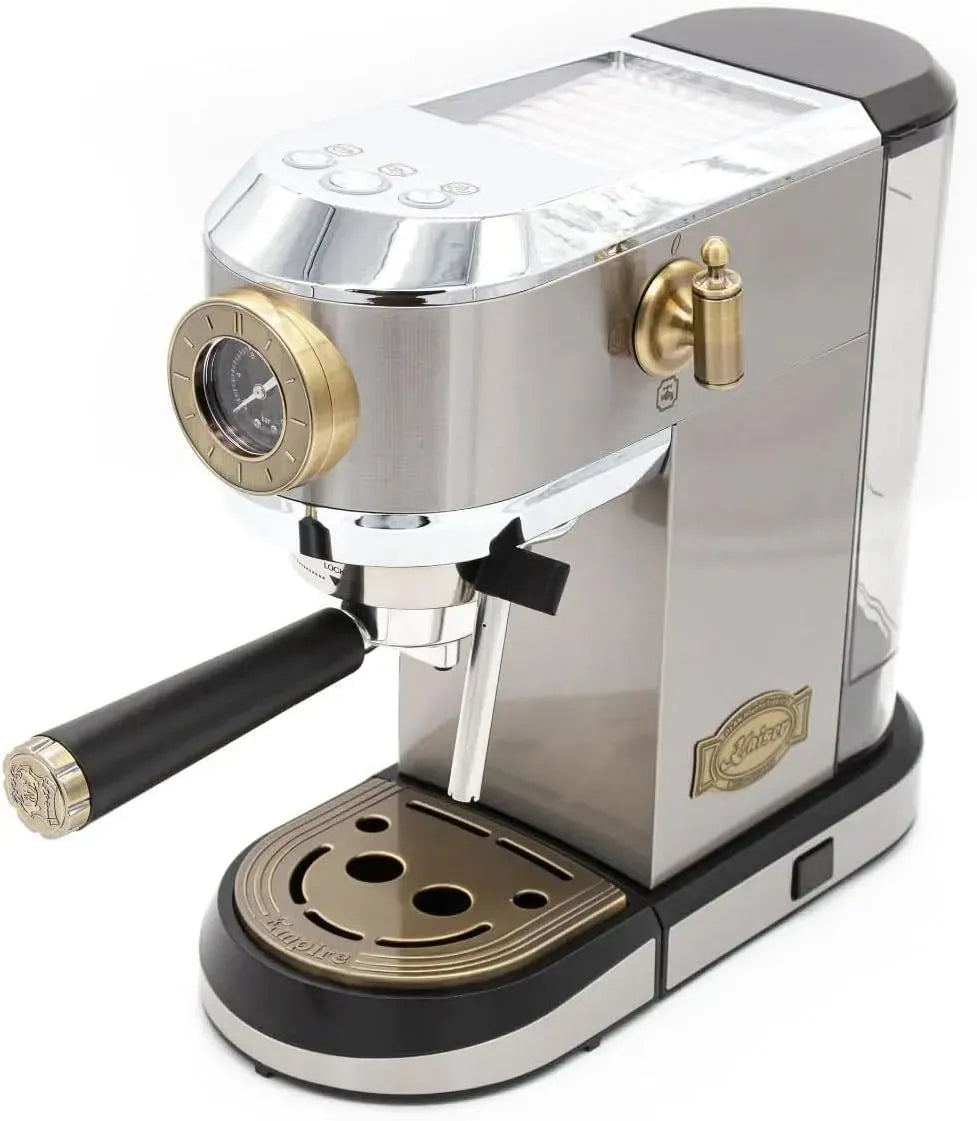 Espressomaschine KA 2001, Edelstahl, 19 bar, Kaffeemaschine für Espresso, Kaiser Kaffeemaschine R Empire
