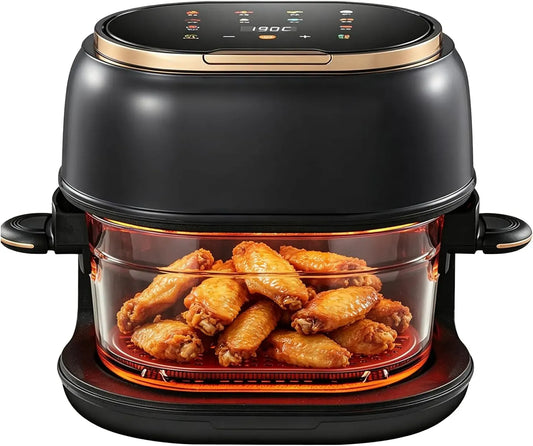 Geschirrspüler, 4 L, 1350 W, Spülmaschine, Heißluftfritteuse, Touch-Bedienung, Timer, 4L Airfryer