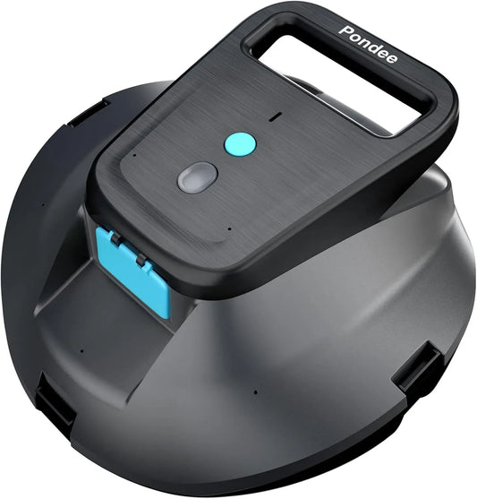Poolroboter, Poolsauger, Akku, Poolreinigungsroboter, Poolreiniger, 80 m, kabellos, für Aufstellpools & Ebene eingelassene Pools bis 80m²