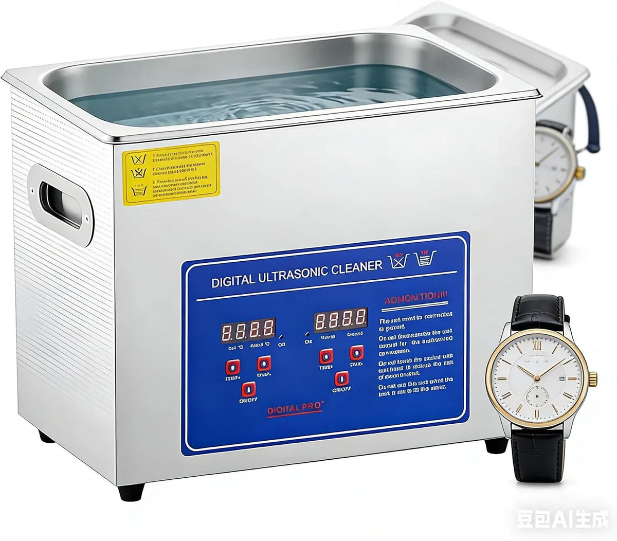 30-Liter-Industrie-Ultraschallreiniger 40-kHz-Edelstahlreinigungsmaschine Liter-Industrie-Ultraschallreiniger, Heizung, Ultraschallreinigungsgerät